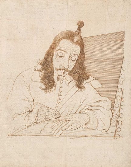 Follower of David Loggan (1633-1692) Portrait of C