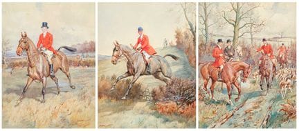 Frank Algernon Stewart (1877-1945) "Hounds please 