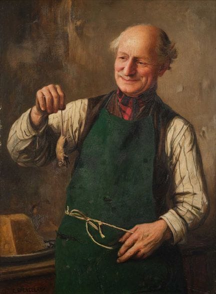 Charles Spencelayh RMS, HRBSA (1865-1958) A Job We