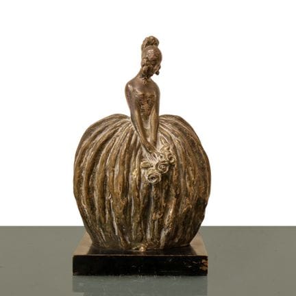 圭多·卡恰普奥蒂（那不勒斯，1892年8月11日—1953年）  - 《手持玫瑰花束的女士》  高2