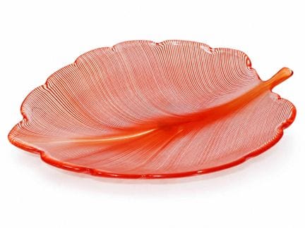Tyra Lundgren für Venini – Filigranes Blatt aus or