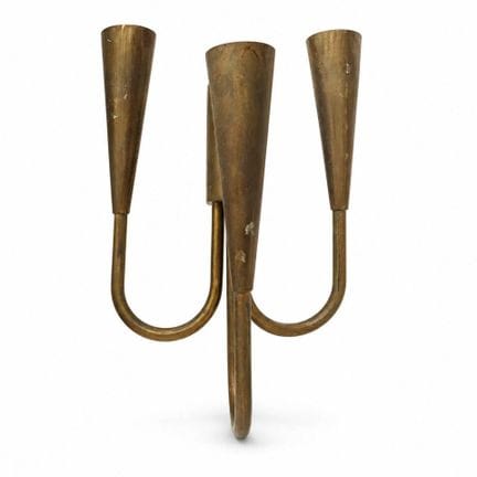 Ugo Pollice (1901–1977) – Wandleuchte aus Messing,