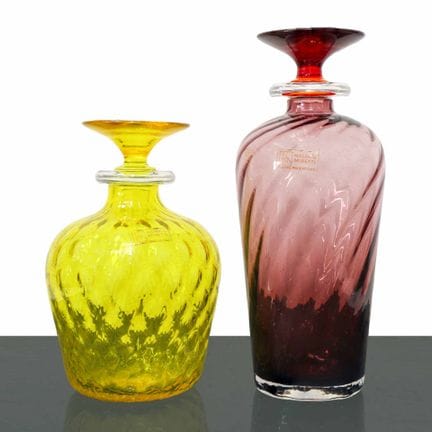 NasonMoretti Murano - Juego de dos botellas/decant