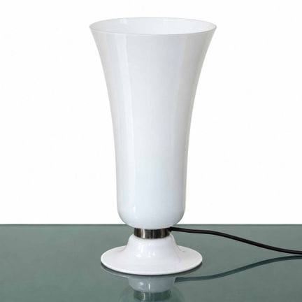 Venini – Lampe im Stil der 1930er Jahre aus weißem