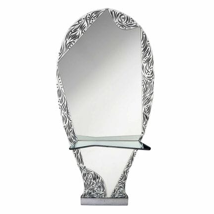 Cristal Art - Consola con espejo, años 70