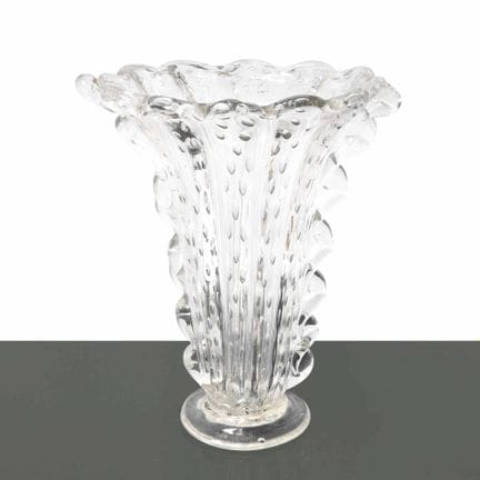 Barovier e Toso - Jarrón de cristal de Murano en f