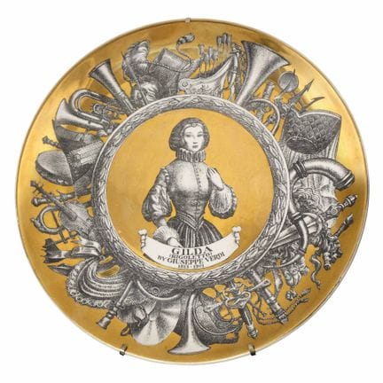 Piero Fornasetti - Ornamentaler Teller aus der Ser
