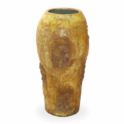 Gran jarrón de mayólica h cm 69X33