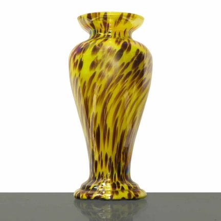 Jarrón de cristal de Murano H cm 35