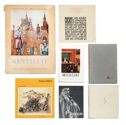 No. 7 Art Books - Pollock; Rodin; Dova; Breveglier