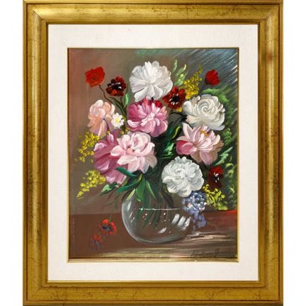 Sebastiano Guarnaccia - Vase de fleurs, 1989  h 50