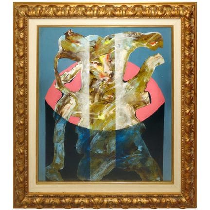 Andreas Reiter - Abstrait - 60 x 60 cm, technique 