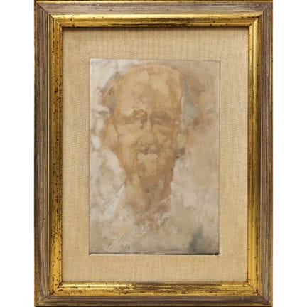 Giuseppe De Luca - Portrait d'un homme âgé, XXe si
