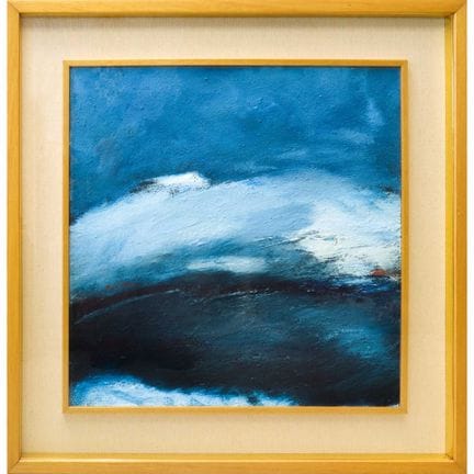 L'onde, XXe siècle  h 50 x 50 cm, dans un cadre h 