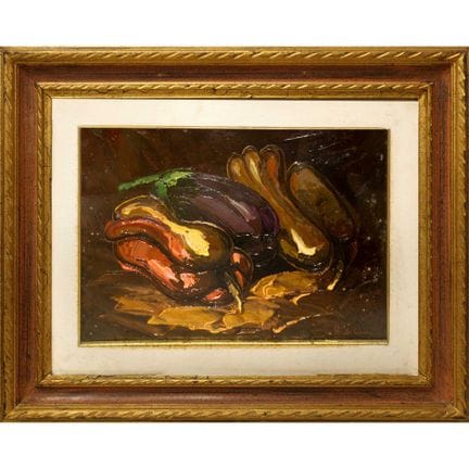 Girolamo Di Cara (1933)  - Nature morte aux légume