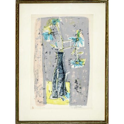 Guy Renne - Vase of Flowers, 20th century; 60 x 40