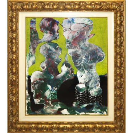Andreas Reiter - Composition, 60 x 50 cm, huile su