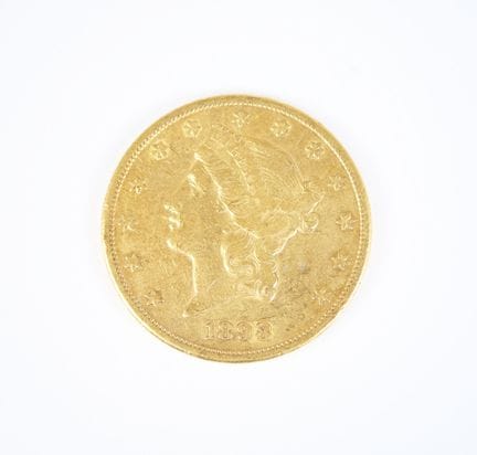 Moneta d'oro da 20 dollari USA, Liberty, 1898, San