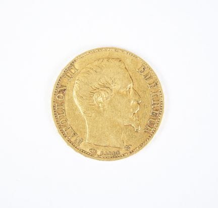 Moneta d'oro da 20 franchi, Napoleone III a testa 