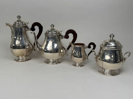 Kaffee- und Teeservice aus 950/1000er Silber, Mine