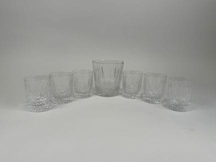 SAINT-LOUIS.
Modèle TOMMY.
Suite de six verres à w