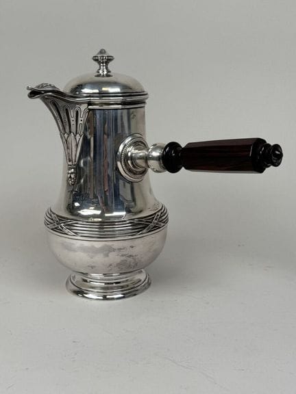 Schokoladendose aus 950/1000er Silber, Minerva-Pun