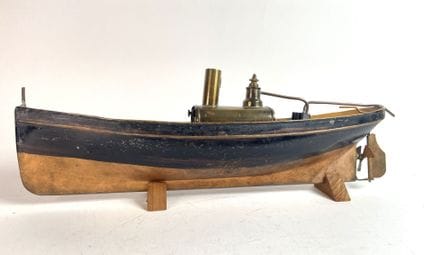 RADIGUET. 
High-speed steamboat. Painted zinc hull