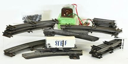 Hornby Scale 0, track set (shows signs of oxidatio