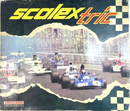 SCALEXTRIC.
Coffret de circuit électrique. Réf. 29