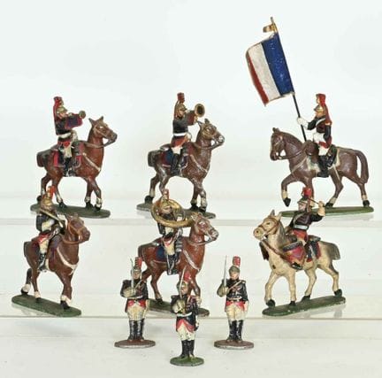 QUIRALU, Republican Guard, 9 aluminum figurines, i