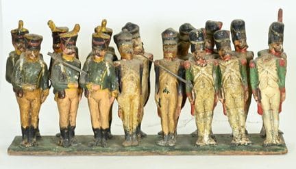 Sixteen grenadiers, in the style of Renault or Bon