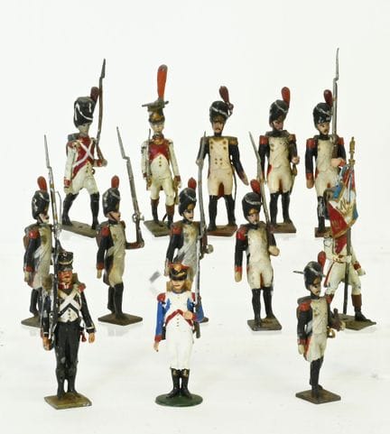 CBG, Molten Lead, JABOULEY, 13 lead grenadiers (8 