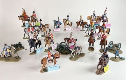 DEL PRADO.
Set of lead soldiers.
- 19 cavalrymen. 