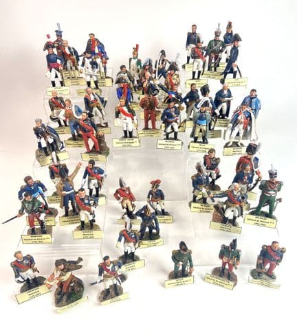 DEL PRADO.
Set of 55 lead figures of Napoleonic ge