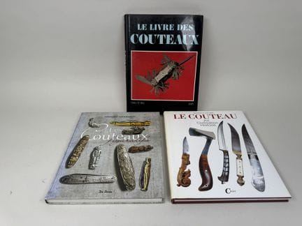 Set of 3 books:
- "The Book of Knives" by Yvan de 