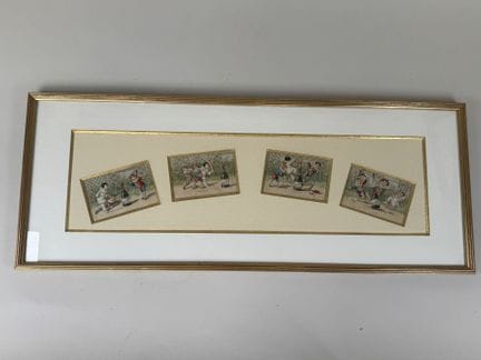 AU BON MARCHE.
Four color lithographic prints.
Fra