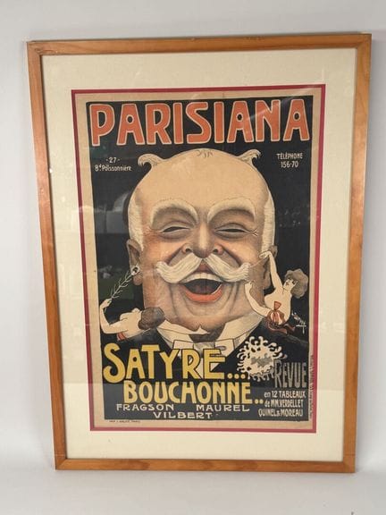 PARISIANA.
After Louis DAMARE (?–1927).
Lithograph