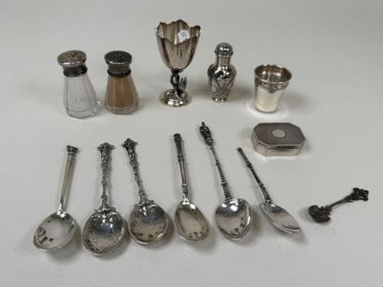 Set aus 950/1000er Silber und ausländischem Silber