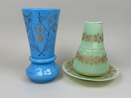 Das Set umfasst:
- eine Nachtlampe aus grünem Opal