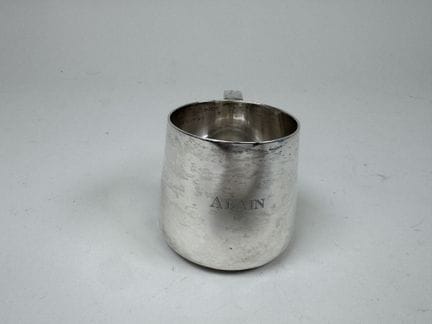 Tasse aus ausländischem 925/1000er Silber, mit der
