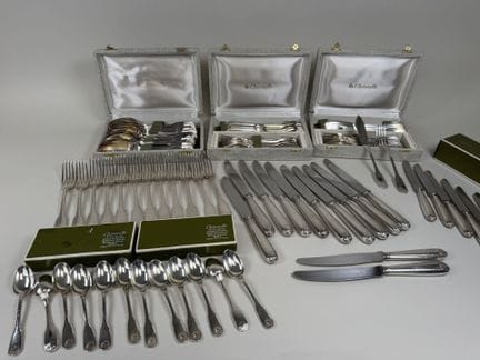 CHRISTOFLE ALFENIDE.
VENDÔME model.
Silver plated 