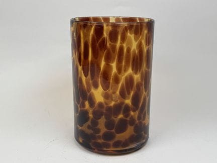 Große, zylindrische Vase aus Rauchglas.
H. 25 cm.
