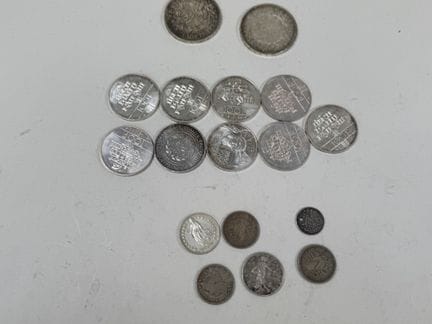 Silbermünzensammlung, bestehend unter anderem aus: