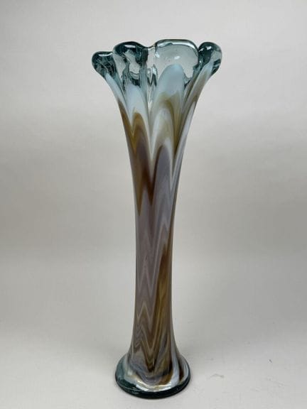 MURANO, siglo XX.
Importante jarrón de cristal sop