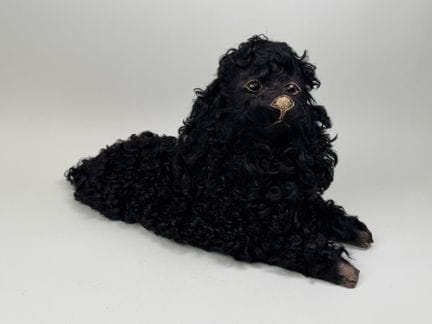 Portapigiama con l'immagine di un cane dagli occhi