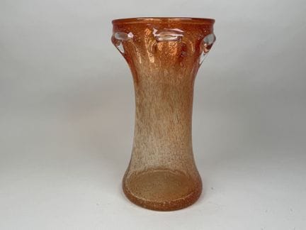 MURANO, siglo XX.
Gran jarrón de cristal soplado, 