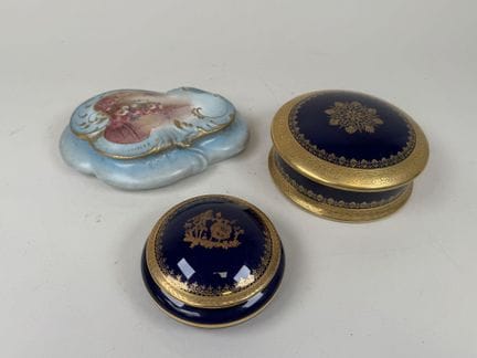 F. PAULHAT à Limoges.
Grande bonbonnière circulair