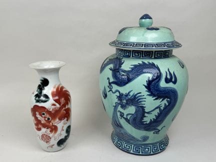 ASIA, siglo XX.
Conjunto de porcelana y cerámica p
