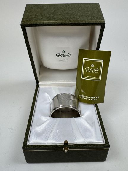 CHRISTOFLE.
Serviettenring aus 925/1000er Silber, 