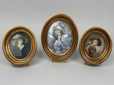 Schule, 20. Jahrhundert.
Porträts.
Miniaturen mit 